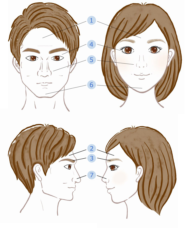 あなたの似合う髪型は 顔の輪郭と 男顔vs女顔診断 より似合う髪型を導き出す新しい手法 似合う髪型診断 オーラ美人コーディネーター協会